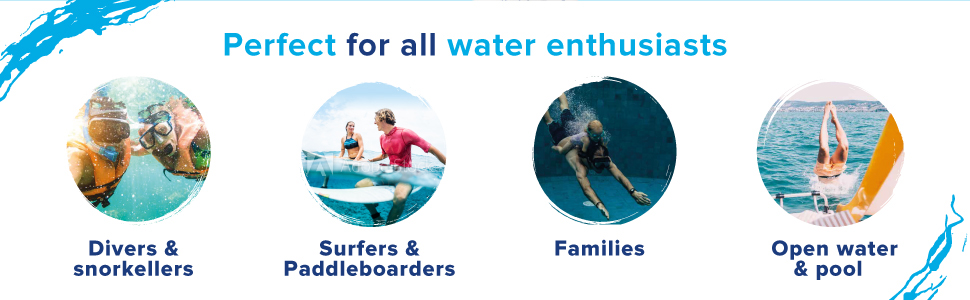 perfect alternative to swimmers ear plugs for water enthusiasts divers swimmers adults kids