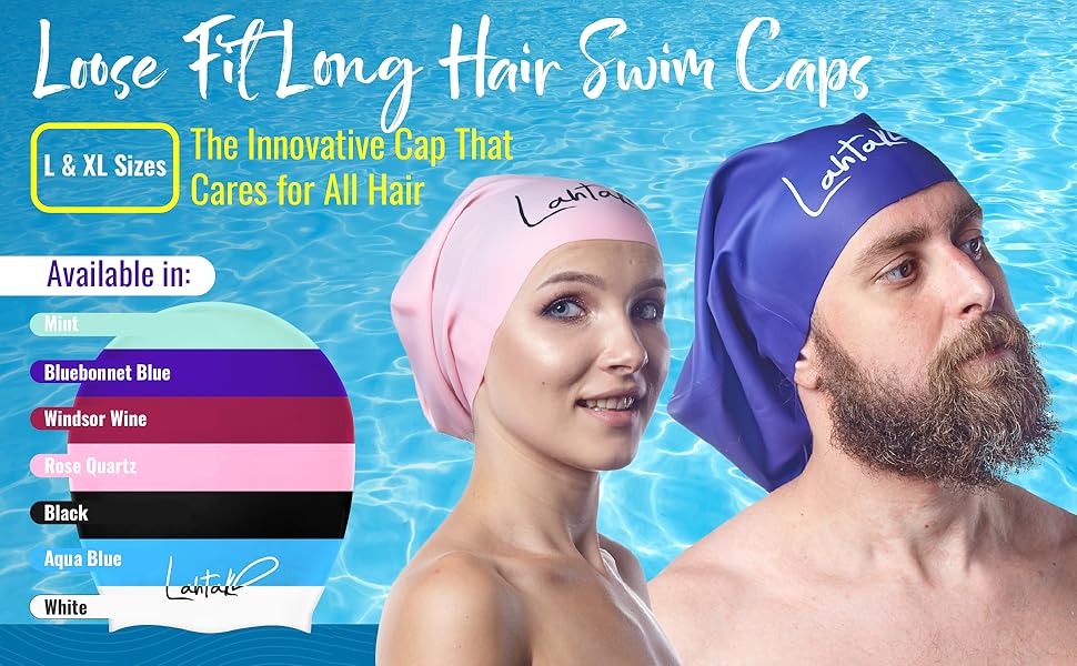 swimming caps for long hair extra larghe swim cap