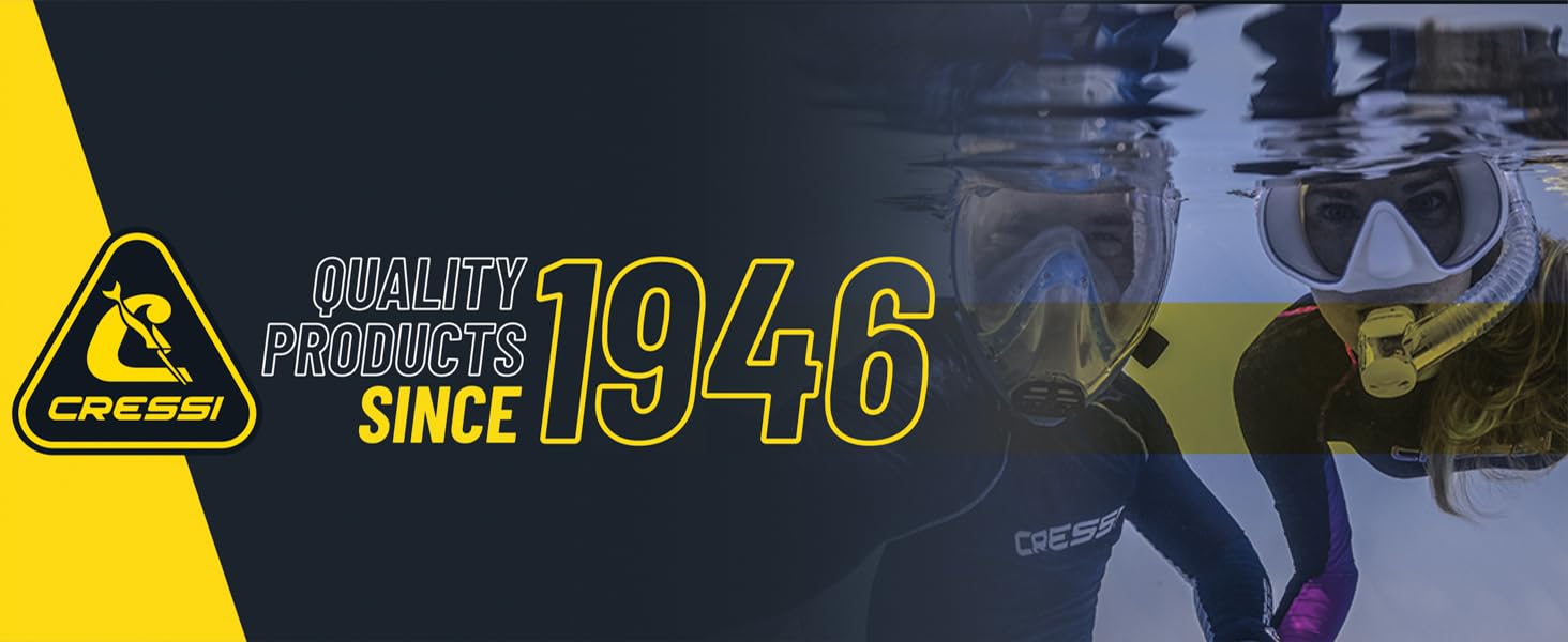 Cressi Quality Cressi Scuba diving equipment The best of made in Italy