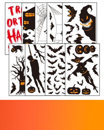 HALLOWEEN WINDOW STICKERS
