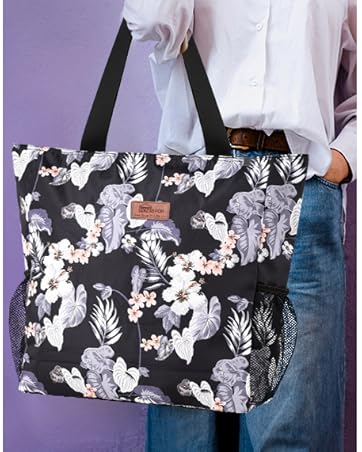 floral tote large