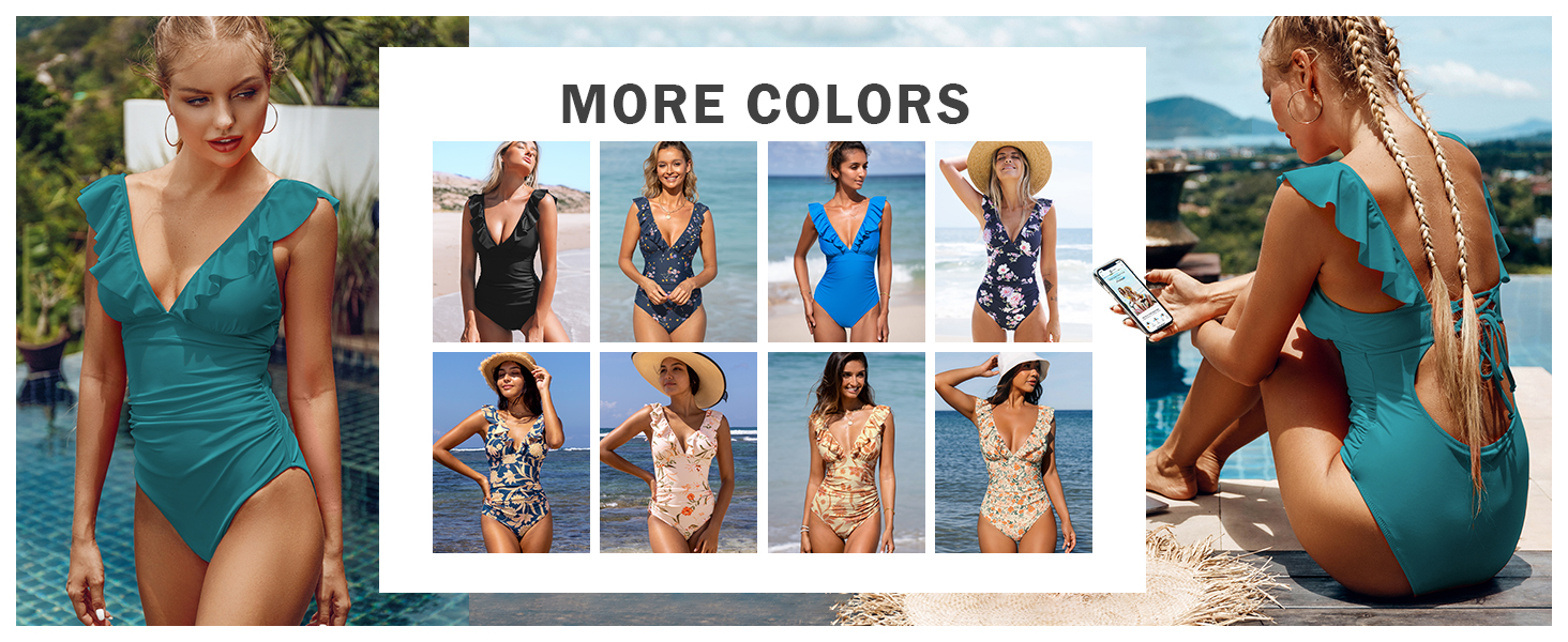 cupshe women swimsuit one piece tummy control swimming costume