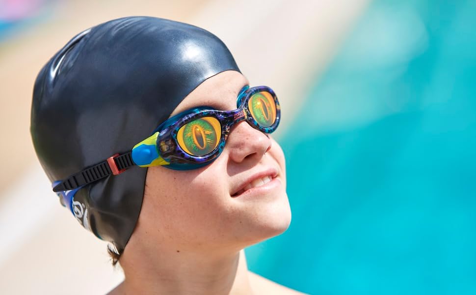lizard eye goggles;hologram goggles;swimming goggles boys;girls swimming goggles;zoggs kids goggles;