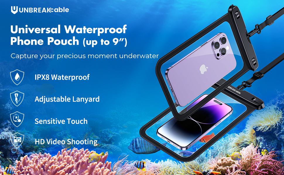 BIG WATERPROOF phone POUCH 