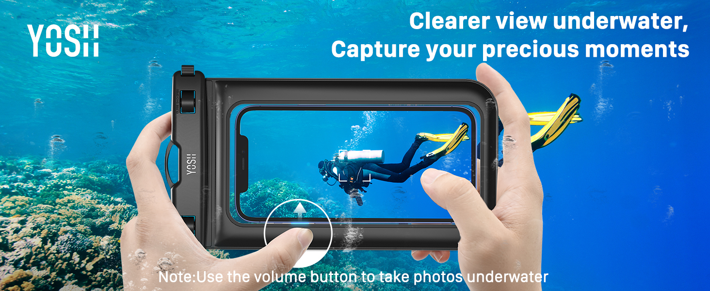 YOSH IPX8 Waterproof Phone Pouch