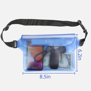 Waterproof Pouch Bag with Adjustable Waist Strap
