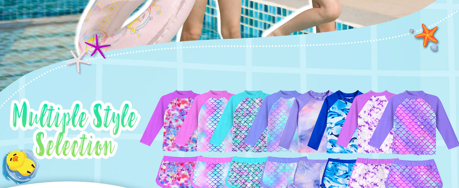 Bathing Suit Swim Set for 4-10 Years