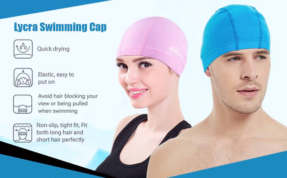 Lycra Swimming Cap