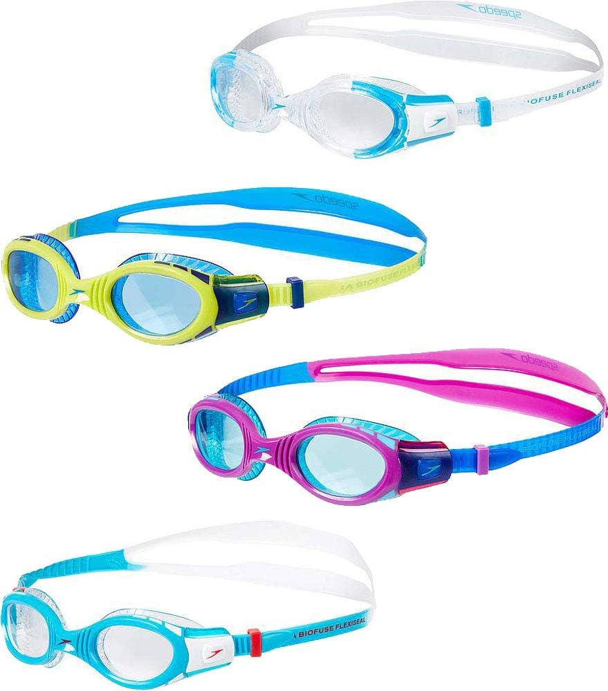 Speedo Futura Flexiseal Biofuse Goggles Junior Clear/white/clear Junior