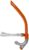 ZONE3 Front Facing Swim Drill Snorkel, Orange/Grey, One Size