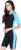 YEESAM One Piece Swimsuit for Women Girls Short Sleeved Zip Front Rash Guard Surfing Swimsuits Beachwear Modest Swimming Costumes Legsuit Swimwear
