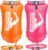 2 Pack Swim Buoy Tow Floats for Open Water Swimming Highly Visible Swim Float Dry Bag Waterproof Inflatable PVC Tow Float for Triathlons