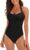 heekpek Womens Tummy Control Swimsuit One Piece Swimsuit Retro Vintage Swimwear Swimming Costume One-piece Swimsuit