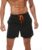 JustSun Mens Swim Shorts Waterproof Quick Dry Beach Shorts with Mesh Lining