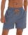 JustSun Mens Swim Shorts with Zip Pockets Mesh Lining Quick Dry Waterproof Swim Trunks