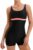 Veranohub Women Sports One Piece Swimming Costume Racerback Swimsuit Body Shaping Swimwear