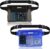 ipow Waterproof Pouch Bag Case with Adjustable Waist Strap [2 Pack] Transparent Screen Touchable for Beach, Swimming, Boating, Fishing, Hiking – Keep Your Phone and Valuables Safe and Dry