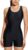 BALEAF Swimming Costume Women One Piece Boyleg Swimwear Raceback Plus Size Swimsuits