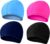 4 Pcs Swimming Caps for Kids Girls Boys and Adult Teenager,Comfortable Light Swimming Caps,Super Stretch No Pull Hair Swimming Hats for Long and Short Hair