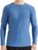 SURFEASY Men’s Long Sleeve Rash Vest Swim Shirt, UPF 50+ Sun Protection Quick Dry Surf Swimming Fishing Hiking Shirts T-Shirt