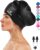 Large Long Hair Swim Cap with Extra Room for Women Men, Silicone Swimming Cap for Long Thick Hair with Ear Plugs Nose Clip Set, Adult Waterproof Swim Hats Bathing Caps to Keep Hair Dry