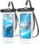 YOSH Waterproof Phone Pouch, 2 Pack IPX8 Waterproof Phone Case for Swimming, Underwater Phone Case for iPhone 15 14 13 12 11 Pro XS, Samsung S24 S23 S22, Huawei P60 Mate 60 up to 6.8″