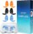 Waterproof Swimming Ear Plugs for Adults, 3 Pairs Reusable Silicone Swimmer Earplugs, Ear Protection for Showering Swimming Bathing Surfing and Other Water Sports